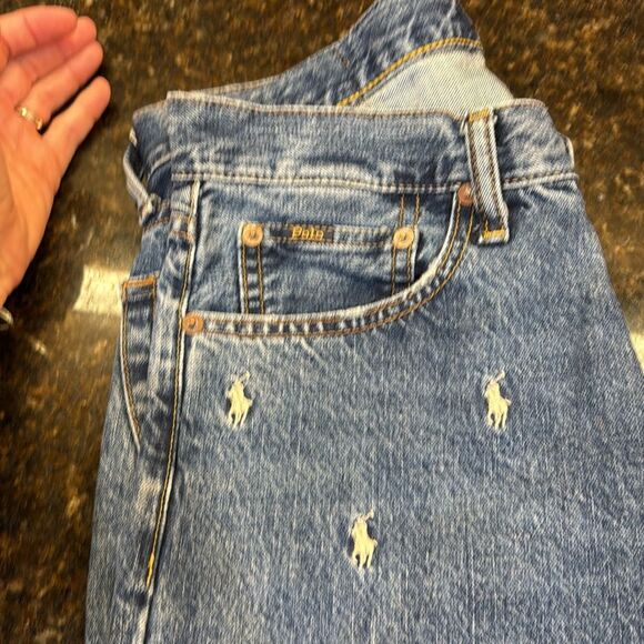 Polo Ralph Lauren Men’s Sullivan Slim-Fit Tapered Embroidered Pony Jeans 30x30 - Picture 12 of 14